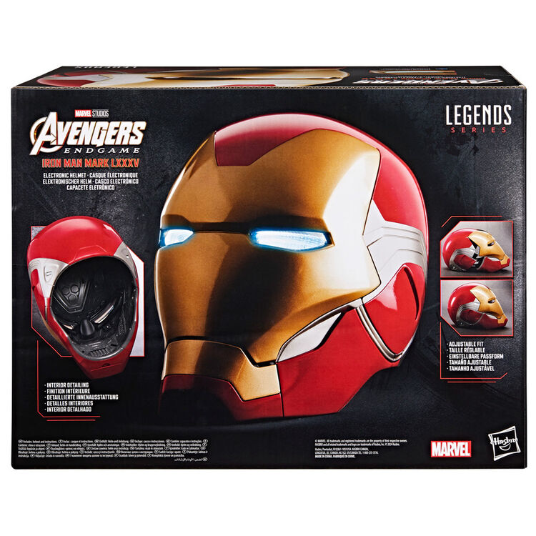 Imagen 3 de Casco Electronico Iron Man Endgame Los Vengadores Avengers Marvel