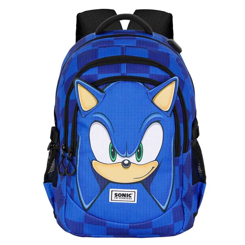 Imagen 2 - Mochila Sight Sonic The Hedgehog 44Cm Adaptable