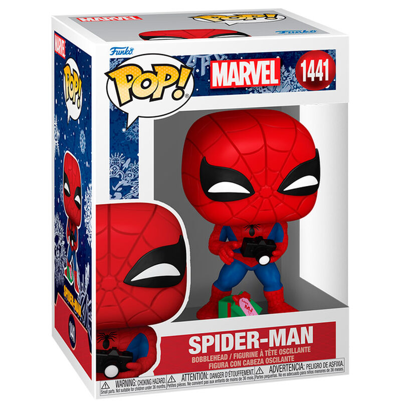 Imagen 1 de Figura Pop Marvel Spider-Man With Gift