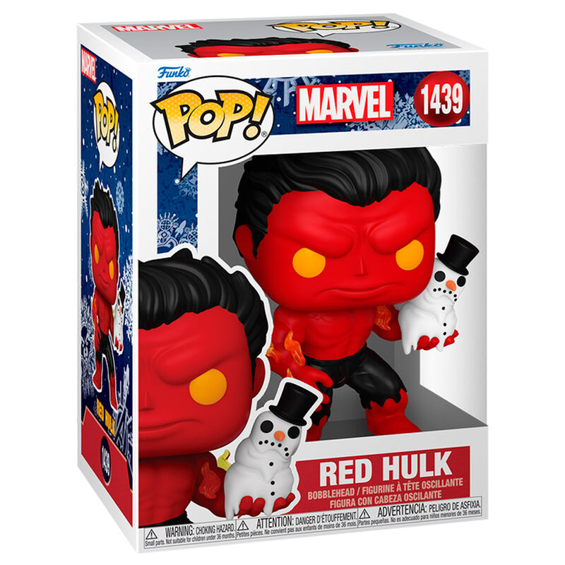 Imagen 1 de Figura Pop Marvel Red Hulk With Snowman