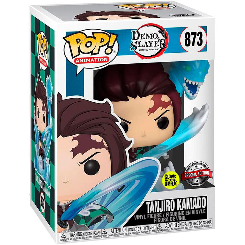 Imagen de Figura Pop Demon Slayer Kimetsu No Yaiba Tanjiro Kamado Exclusive parte de nuestra colección en Espadas y más, sitio oficial.