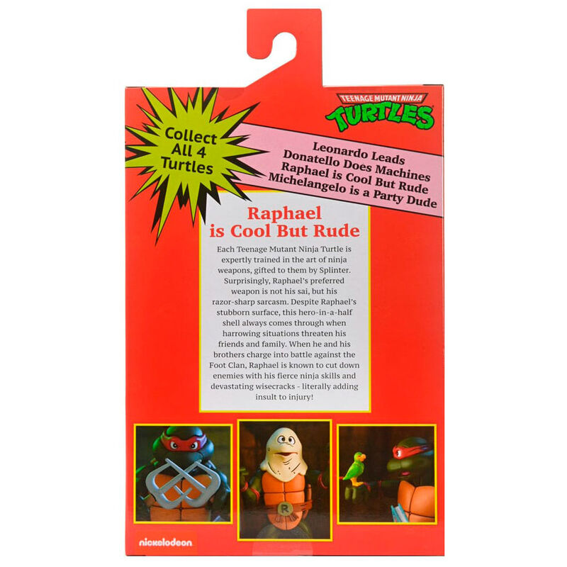 Imagen 4 - Figura Ultimate Raphael Vhs Cartoon Tortugas Ninja 18Cm