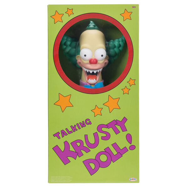 Imagen de Muñeco Parlante Krusty El Payaso Los Simpsons Ingles 44Cm parte de nuestra colección en Espadas y más, sitio oficial.