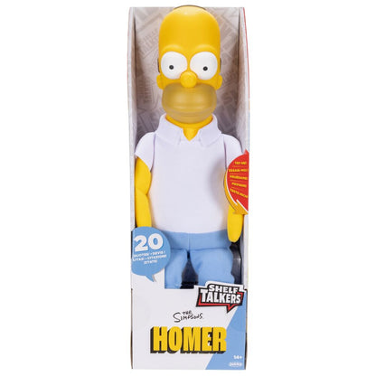 Imagen 1 - Peluche Parlante Homer Shelf Los Simpsons Ingles 33Cm