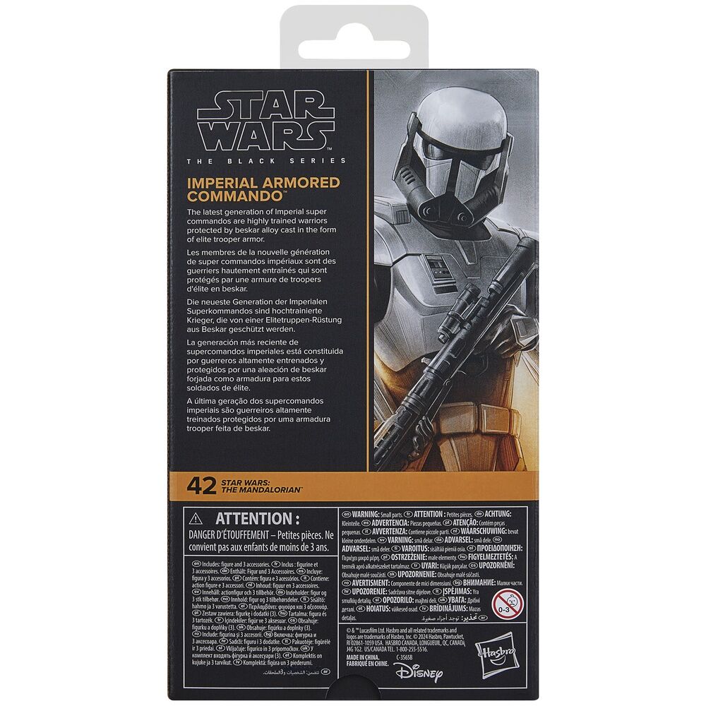 Imagen 9 de Figura Imperial Armored Commando The Mandalorian Star Wars 15Cm