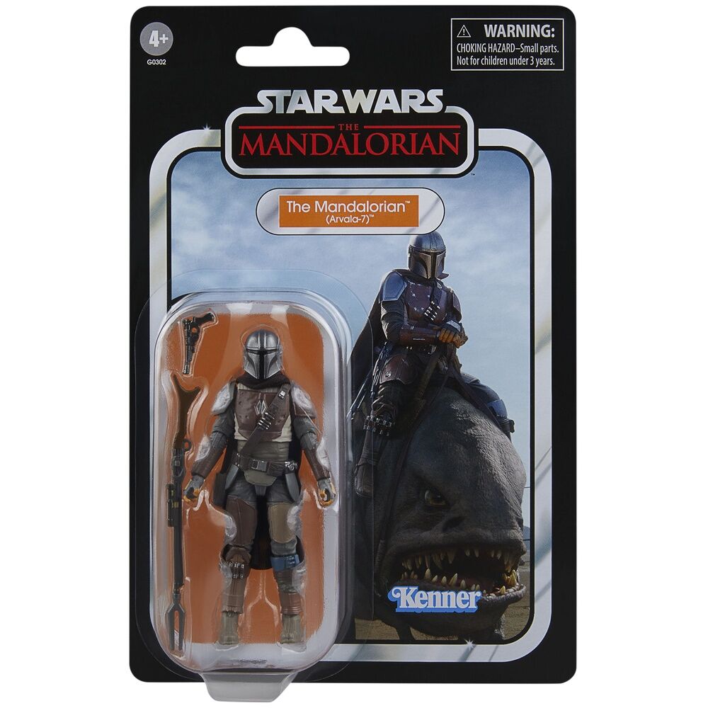 Imagen 2 de Set 2 Figuras Blurrg & Mandalorian - The Mandalorian Star Wars 9,5Cm