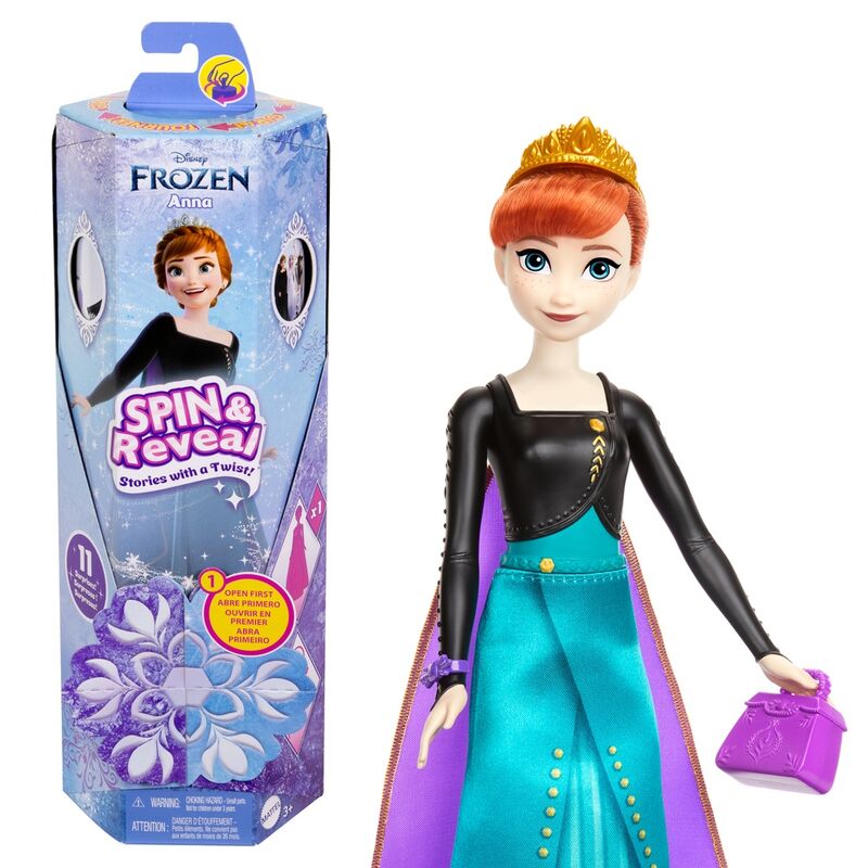 Imagen 1 - Muñeca Anna Spin Reveal Frozen Disney