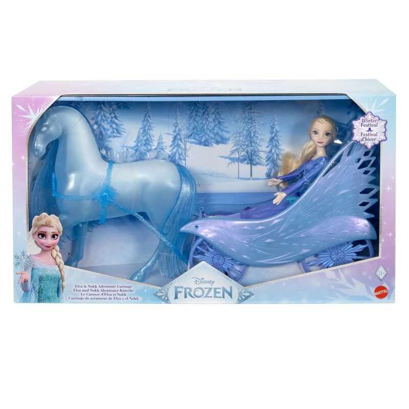 Imagen 1 - Set Muñeca Elsa + Conjunto Carruaje Nokk Frozen Disney