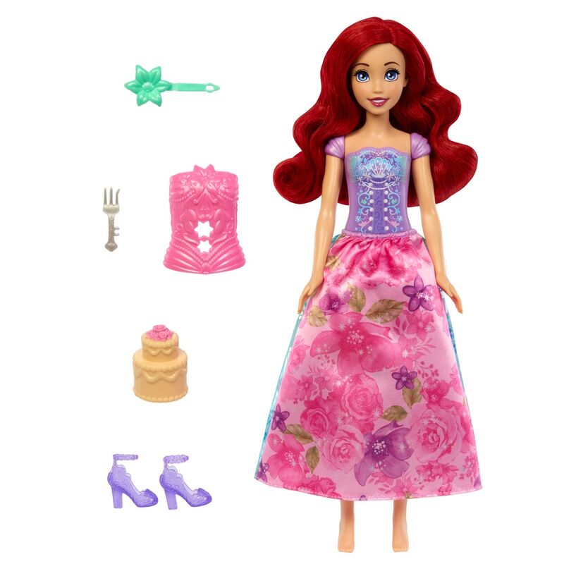 Imagen 2 - Muñeca Ariel Spin Reveal La Sirenita Disney