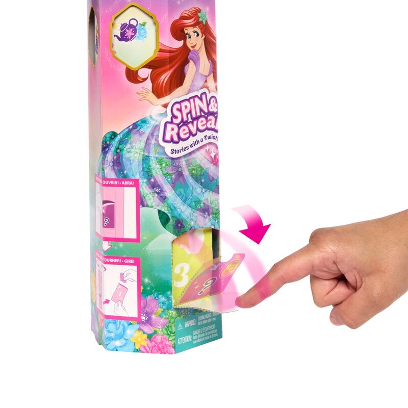 Imagen 4 - Muñeca Ariel Spin Reveal La Sirenita Disney