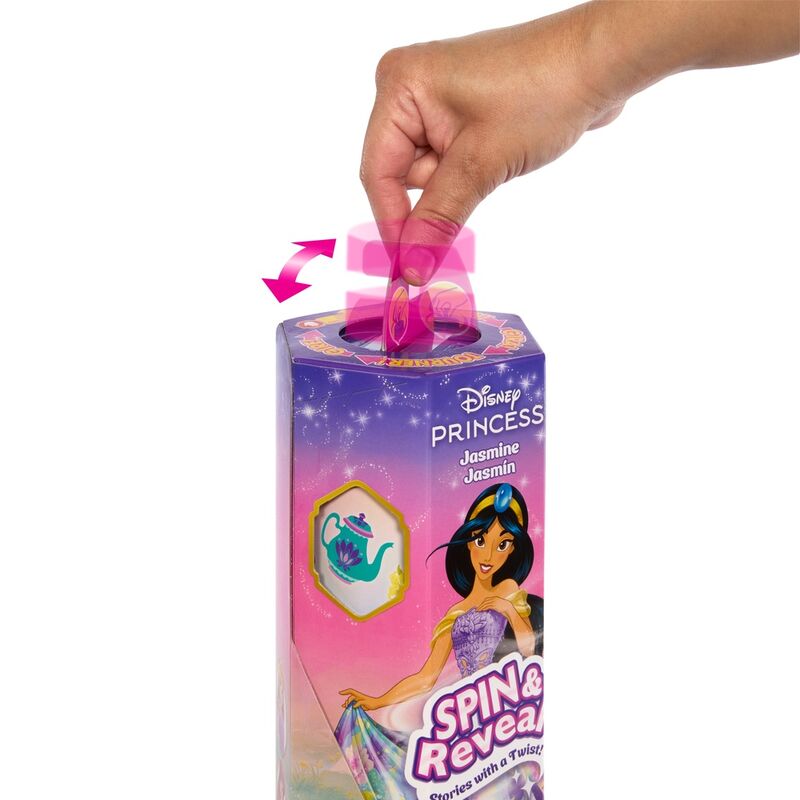 Imagen 4 - Muñeca Jasmine Spin Reveal Aladdin Disney