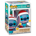Imagen 1 de Figura Pop Disney Stitch With Santa Hat