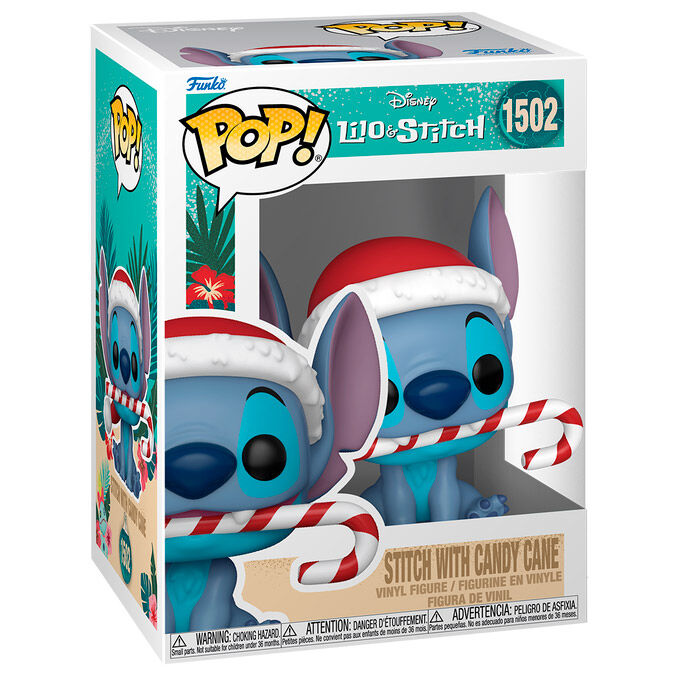 Imagen 1 de Figura Pop Disney Stitch With Candy Cane