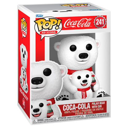 Imagen 1 de Figura Pop Coca -Cola Polar Bear With Cub