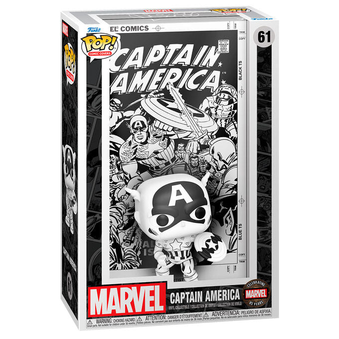 Imagen 1 de Figura Pop Comic Covers Marvel Captain America