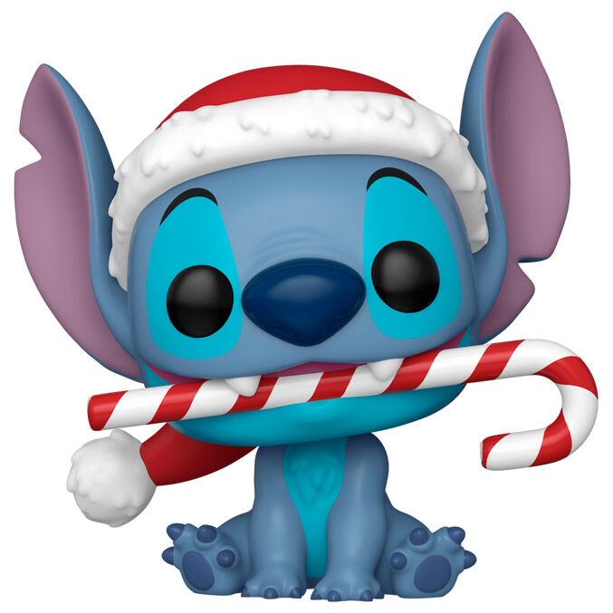 Imagen 2 de Figura Pop Disney Stitch With Candy Cane