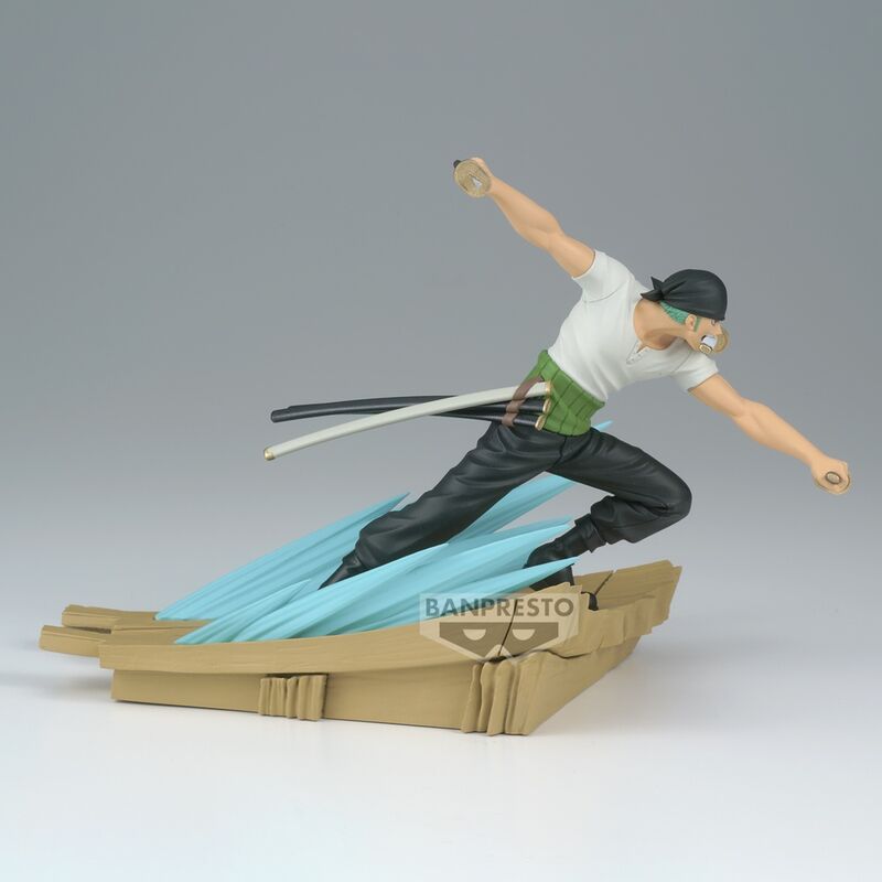 Imagen 3 - Figura Roronoa Zoro Senkozekkei One Piece 11Cm