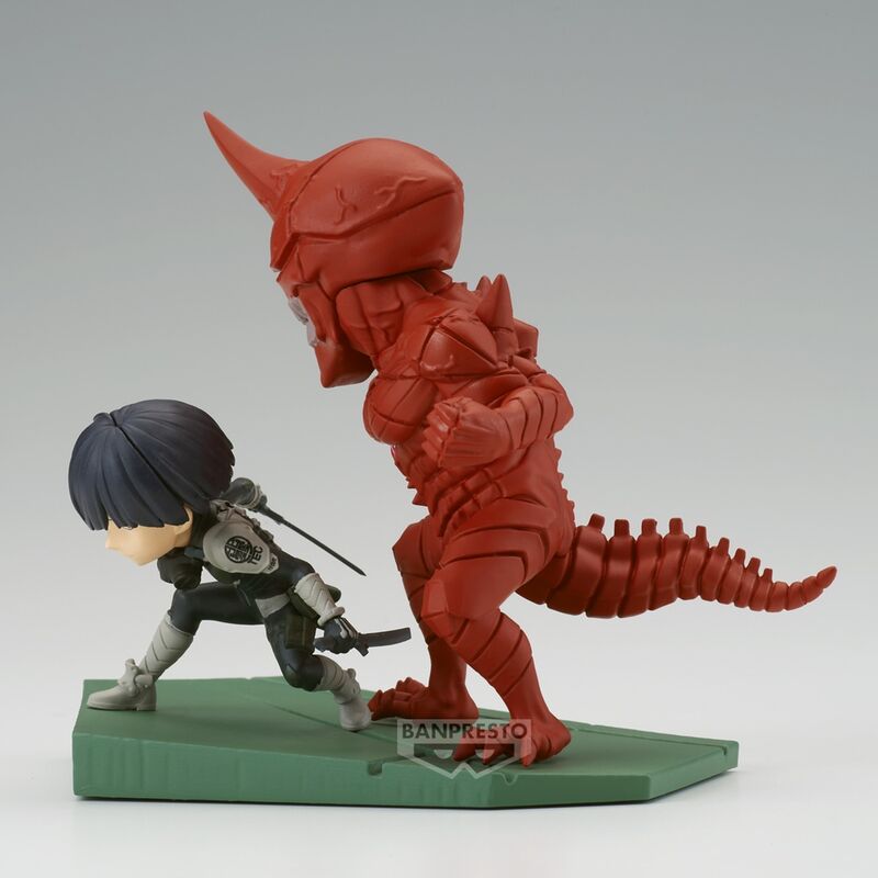 Imagen de Figura Soshiro Hoshina Vs. Kaiju No. 10 World Collectable Log Stories Kaiju No. 8 parte de nuestra colección en Espadas y más, sitio oficial.