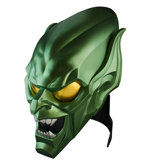 Imagen de Casco Premium Duende Verde Spiderman No Way Home Marvel parte de nuestra colección en Espadas y más, sitio oficial.