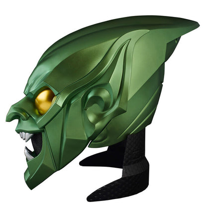 Imagen de Casco Premium Duende Verde Spiderman No Way Home Marvel parte de nuestra colección en Espadas y más, sitio oficial.