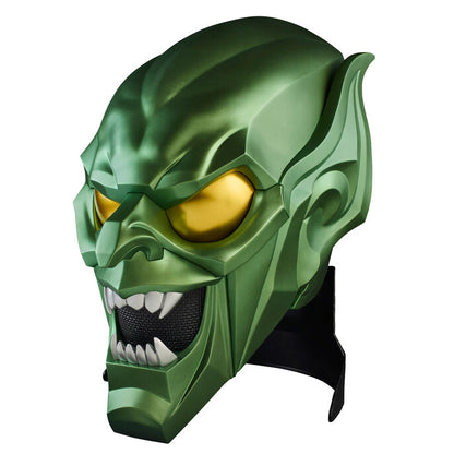 Imagen de Casco Premium Duende Verde Spiderman No Way Home Marvel parte de nuestra colección en Espadas y más, sitio oficial.