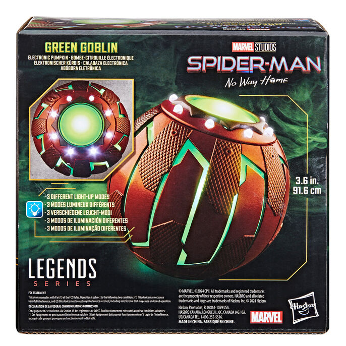 Imagen 10 - Calabaza Electronica Duende Verde Spiderman No Way Home Marvel