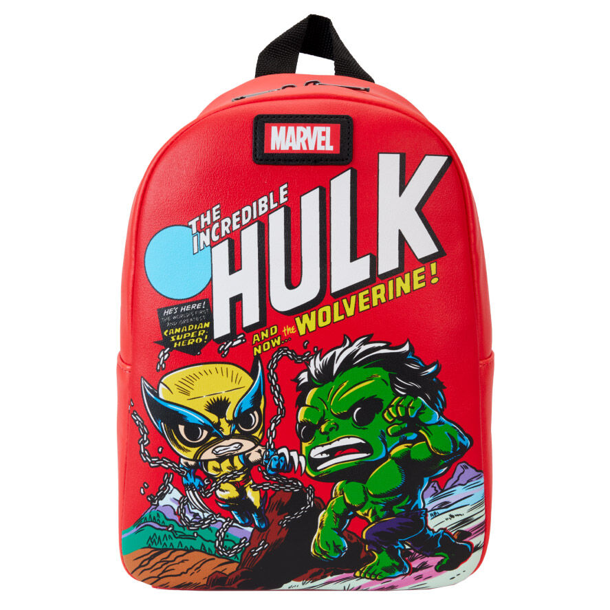 Imagen de Mochila Wolverine 50Th Anniversary Comic Action Marvel Loungefly 27Cm parte de nuestra colección en Espadas y más, sitio oficial.