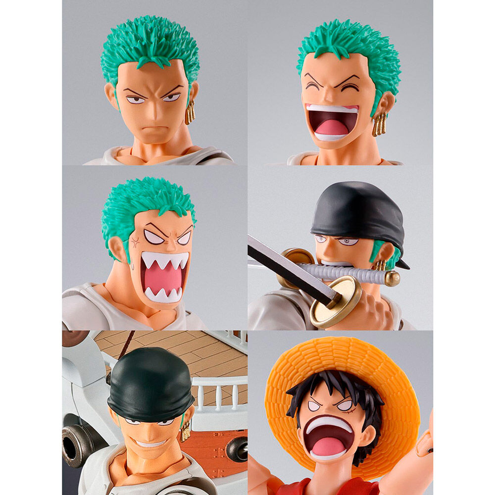 Imagen 4 - Figura S.h Figuarts Roronoa Zoro Romance Dawn One Piece 15Cm