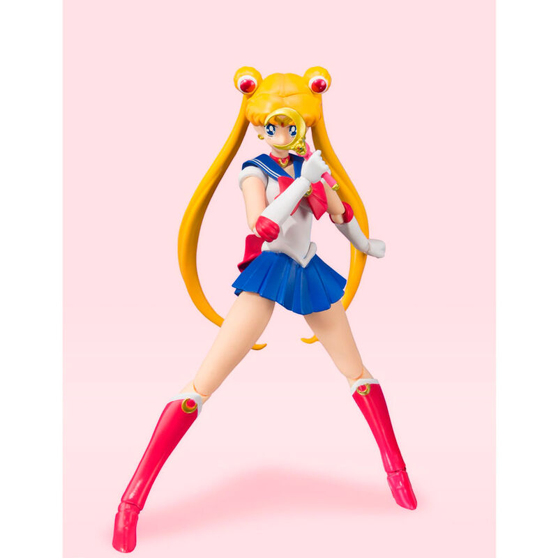 Imagen 2 - Figura S.h Figuarts Sailor Moon Animation Pretty Guardian Sailor Moon 14Cm
