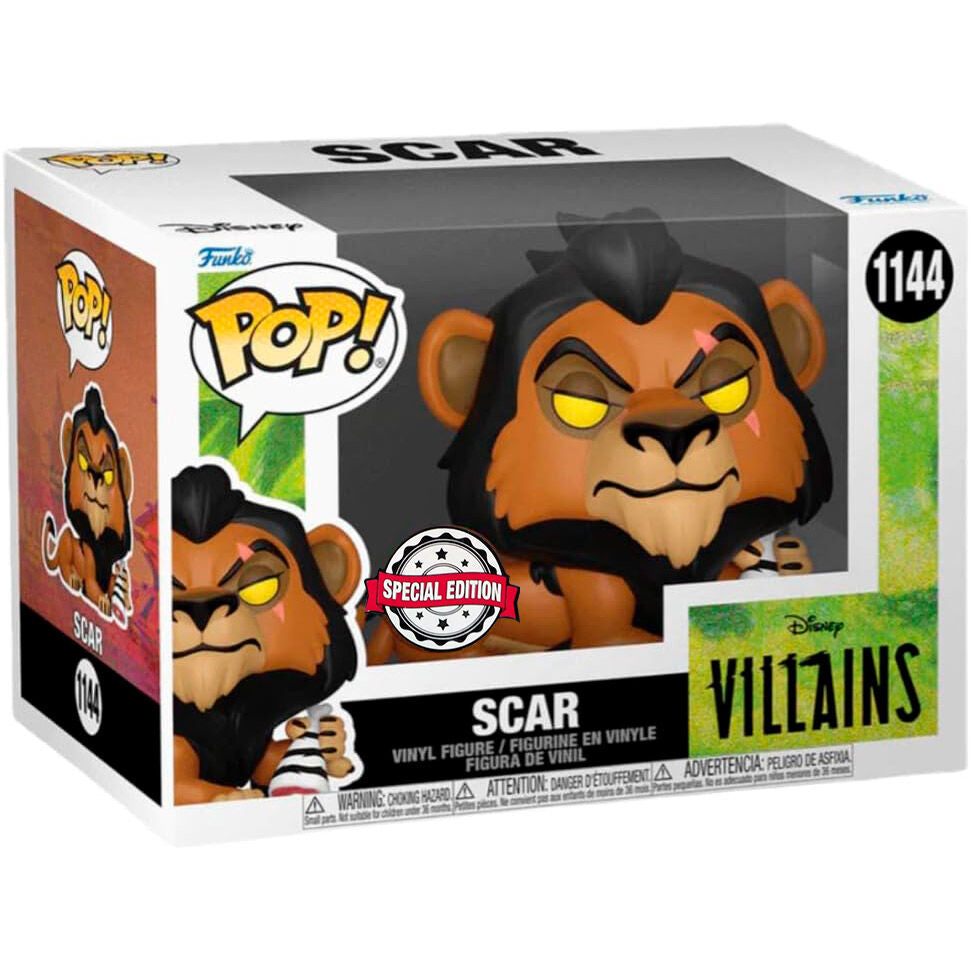 Imagen 1 de Figura Pop Disney Villains El Rey Leon Scar Exclusive