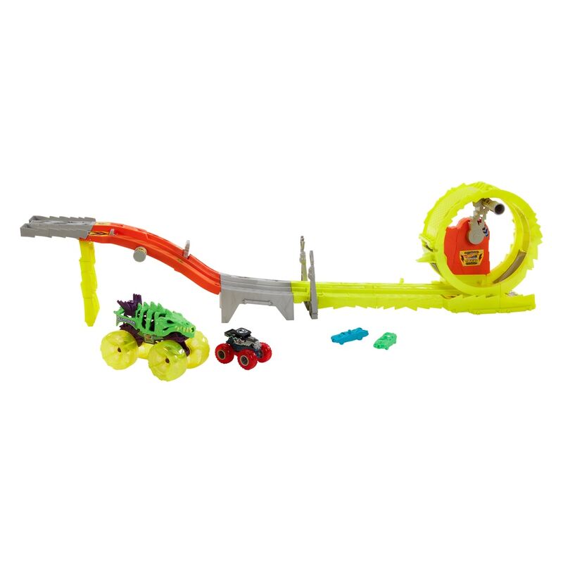 Imagen 2 - Pista Race & Chase Challenge Monster Trucks Hot Wheels