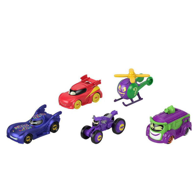Imagen 1 - Blister 5 Coches Batwheels Dc Comics