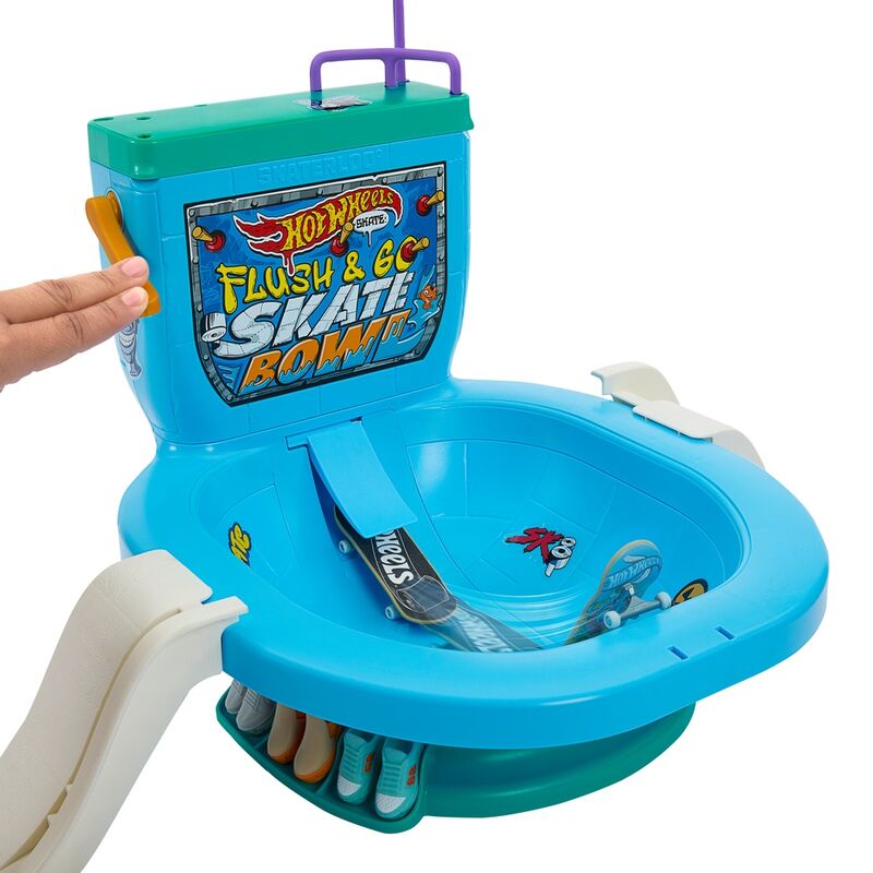 Imagen 4 - Set Bowl De Inodoro Skate Hot Wheels