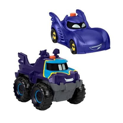 Imagen 2 de Set 2 Coches Bam & Buff Batwheels Dc Comics