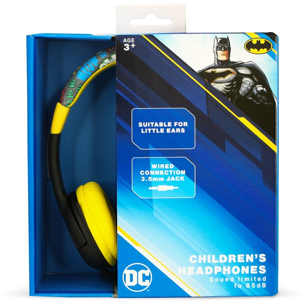 Imagen de Auriculares Infantiles Batman Dc Comics 2 parte de nuestra colección en Espadas y más, sitio oficial.