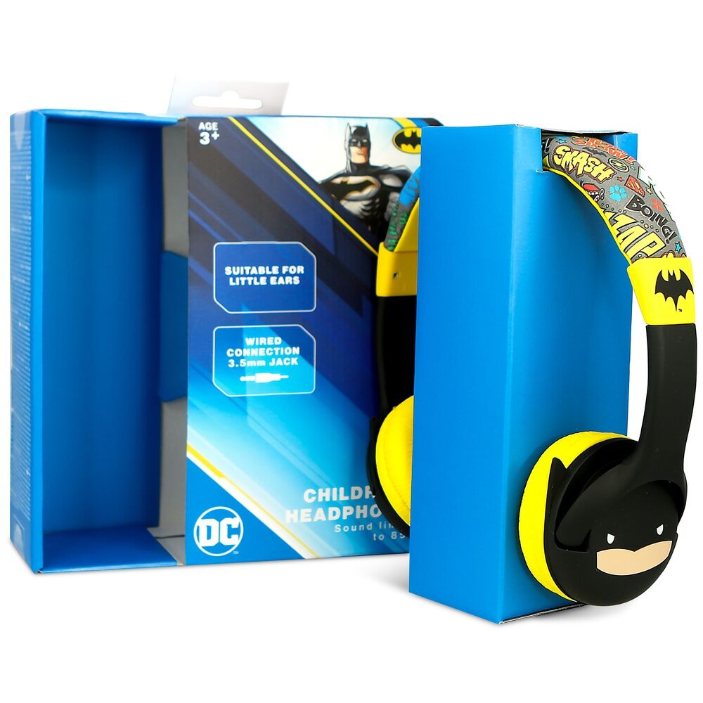 Imagen de Auriculares Infantiles Batman Dc Comics 2 parte de nuestra colección en Espadas y más, sitio oficial.