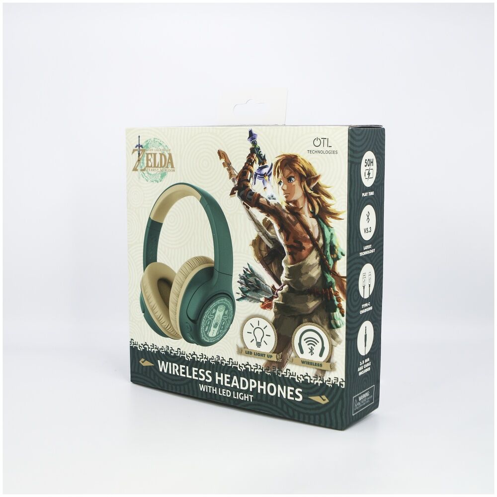 Imagen de Auriculares Inalambricos Led The Legend Of Zelda parte de nuestra colección en Espadas y más, sitio oficial.
