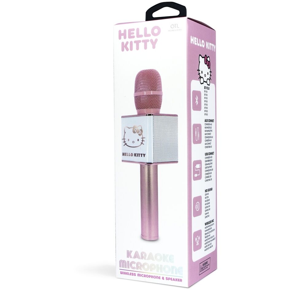 Imagen de Microfono Karaoke Hello Kitty parte de nuestra colección en Espadas y más, sitio oficial.