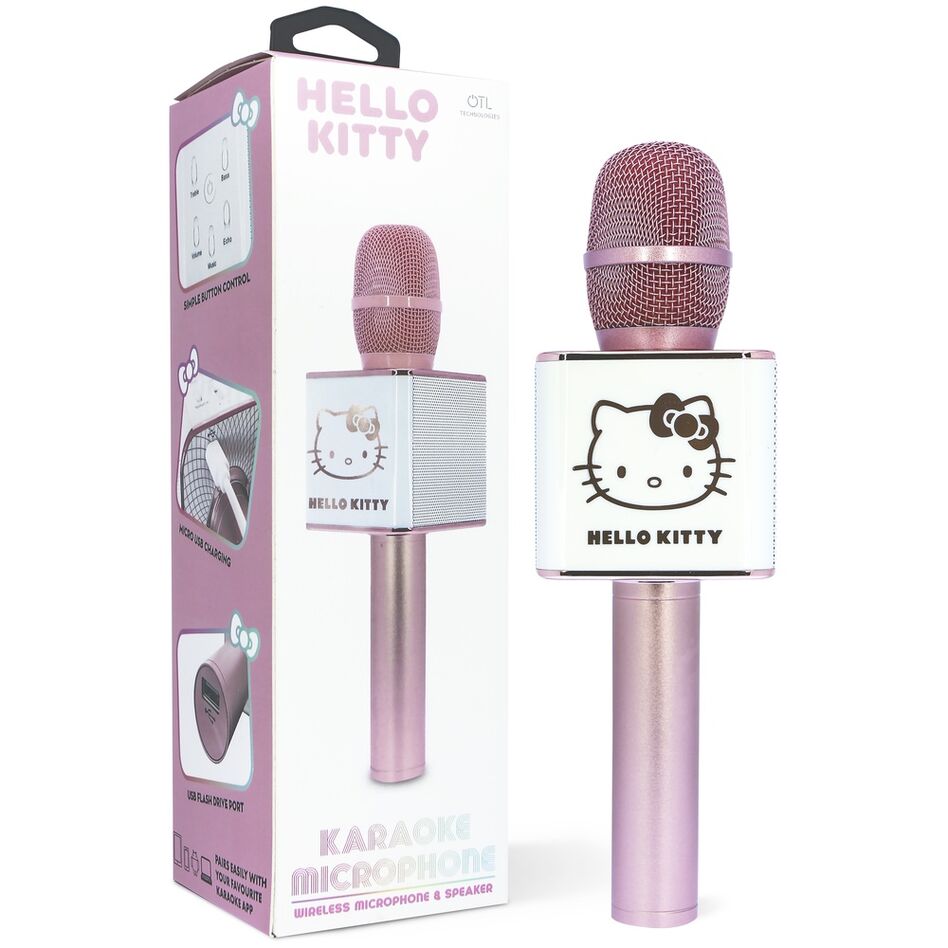 Imagen de Microfono Karaoke Hello Kitty parte de nuestra colección en Espadas y más, sitio oficial.