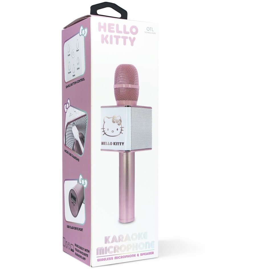 Imagen de Microfono Karaoke Hello Kitty parte de nuestra colección en Espadas y más, sitio oficial.