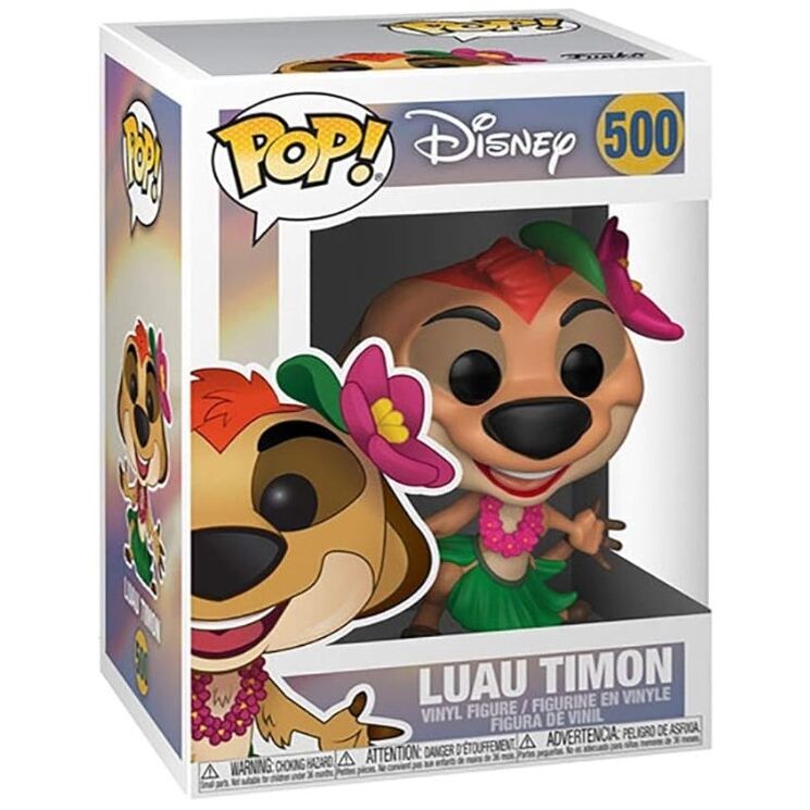 Imagen 2 de Figura Pop Disney El Rey Leon Luau Timon