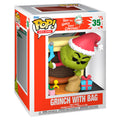 Imagen de Figura Pop Deluxe The Grinch With Bag parte de nuestra colección en Espadas y más, sitio oficial.