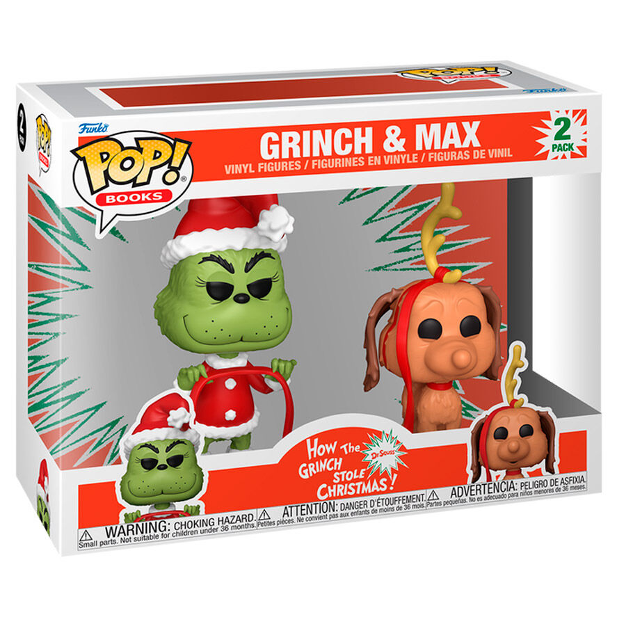 Imagen 2 de Blister 2 Figuras Pop The Grinch - Grinch & Max