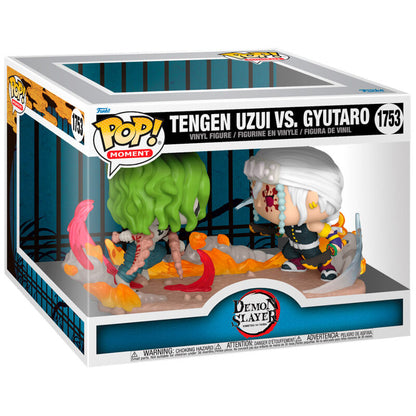 Imagen de Figura Pop Moment Demon Slayer Kimetsu No Yaiba Tengen Vs Gyutaro parte de nuestra colección en Espadas y más, sitio oficial.