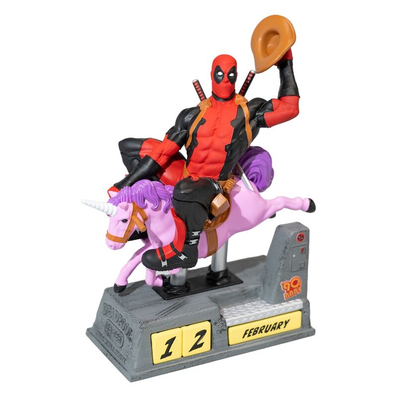 Imagen 1 - Calendario Perpetuo 3D Deadpool Marvel