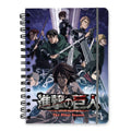 Imagen de Cuaderno A5 Attack On Titan parte de nuestra colección en Espadas y más, sitio oficial.