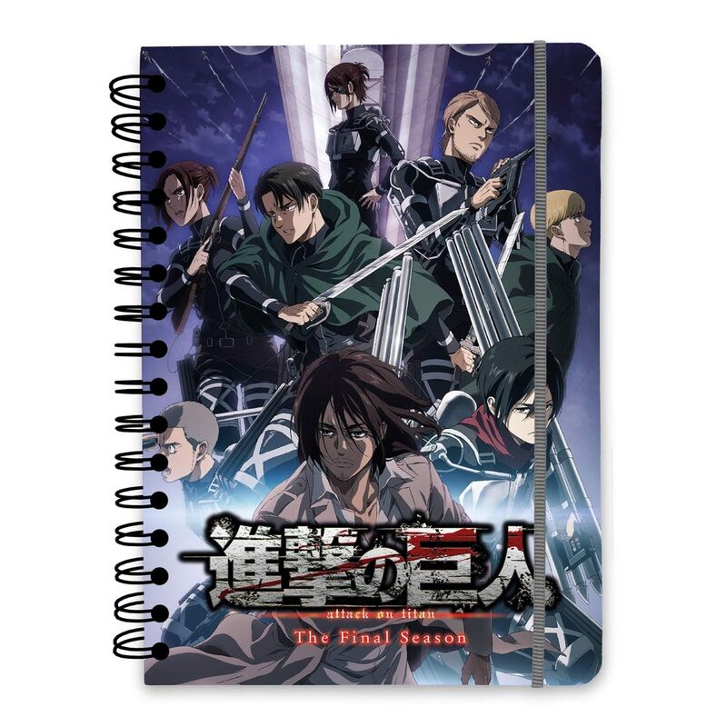 Imagen 1 - Cuaderno A5 Attack On Titan