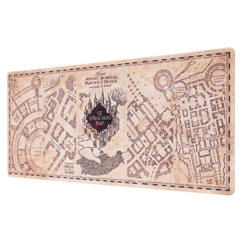 Imagen 1 - Alfombrilla Gaming Mapa Del Merodeador Harry Potter