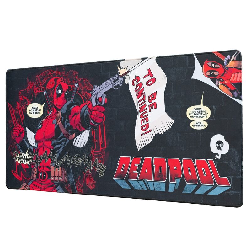 Imagen de Alfombrilla Gaming Deapool Marvel parte de nuestra colección en Espadas y más, sitio oficial.