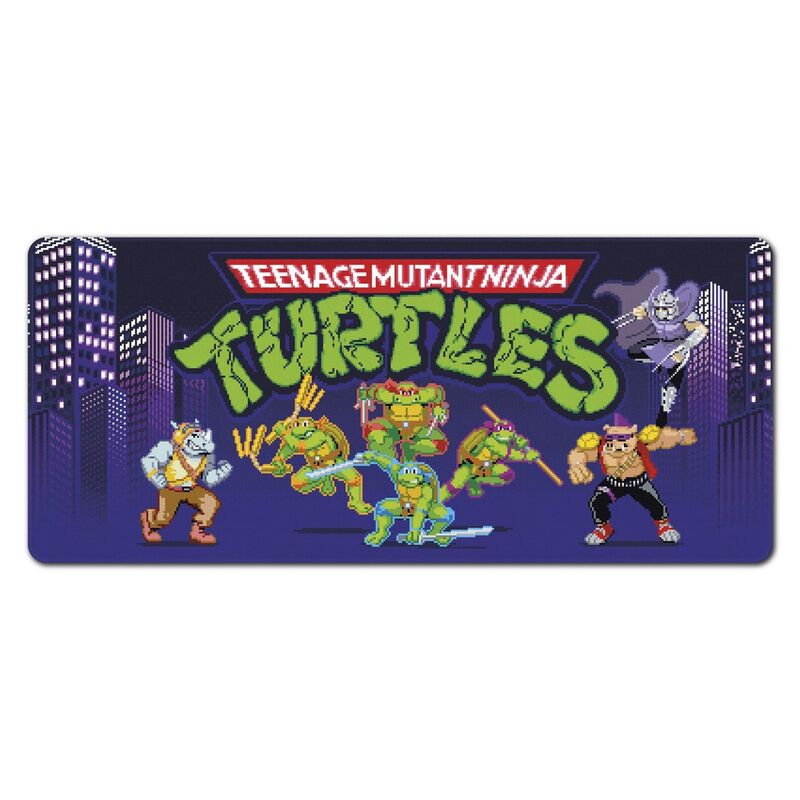 Imagen 1 - Alfombrilla Gaming Tortugas Ninja